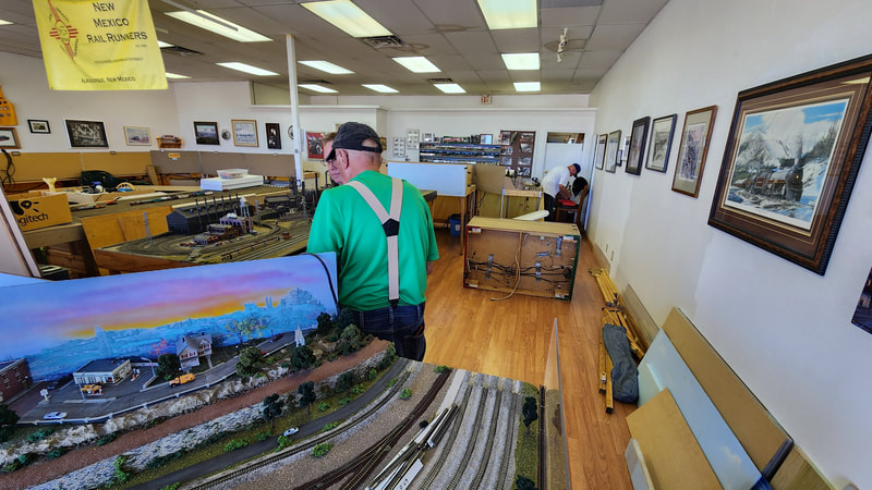 New Mexico Railrunners layout photo