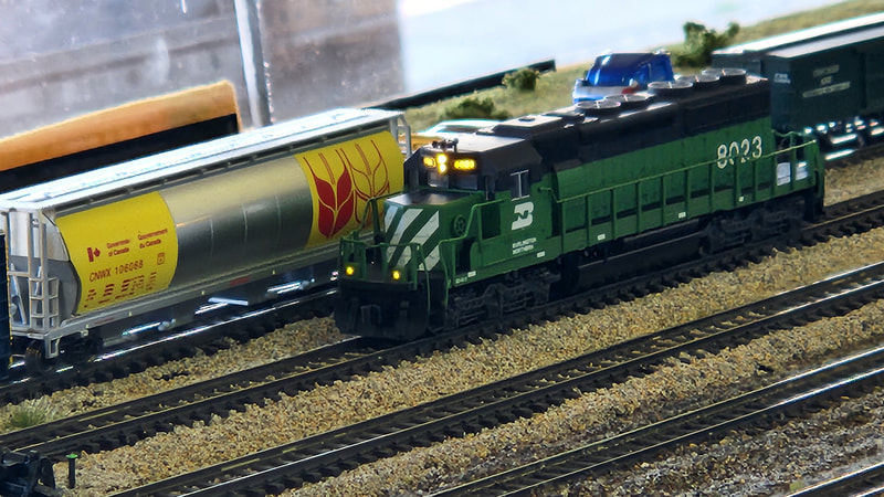New Mexico Railrunners layout photo