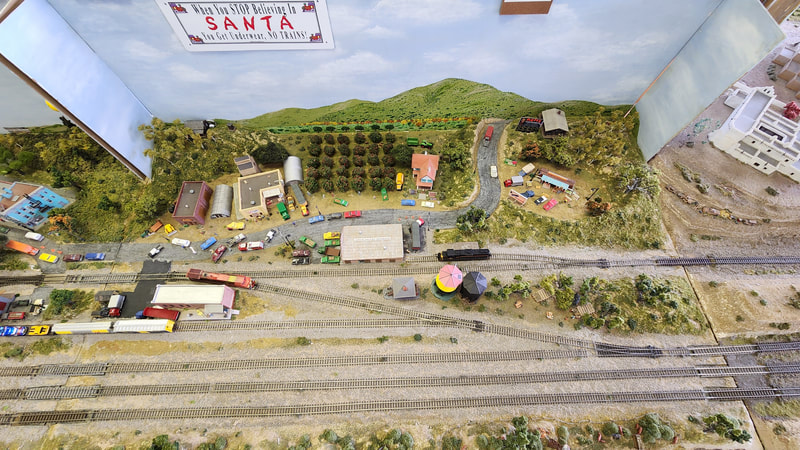 New Mexico Railrunners layout photo