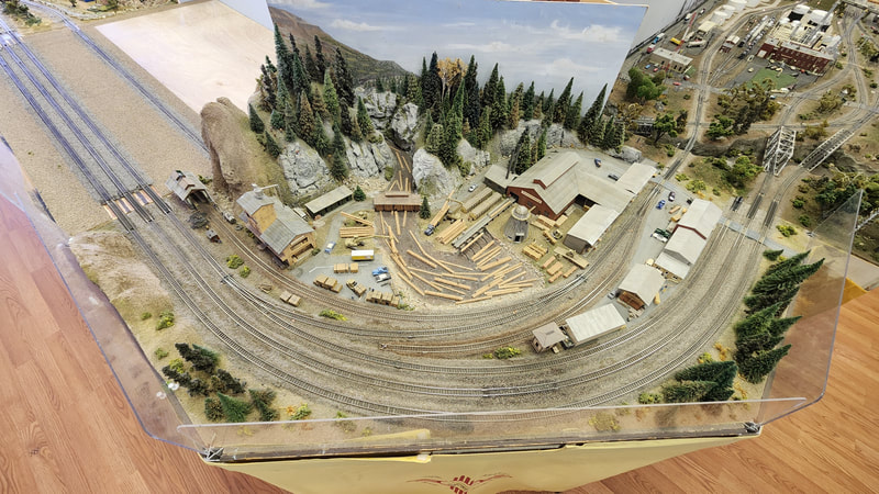 New Mexico Railrunners layout photo
