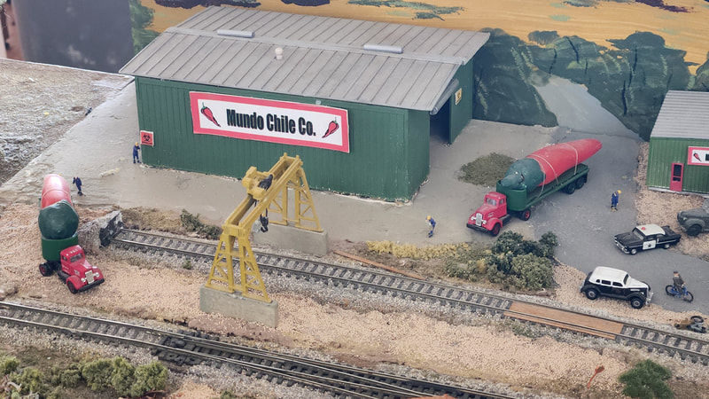 New Mexico Railrunners layout photo