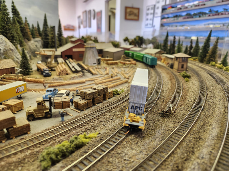 New Mexico Railrunners layout photo