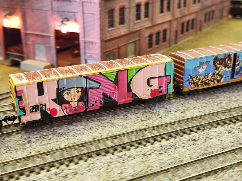 New Mexico Railrunners layout photo